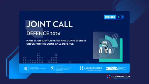 Main eligibility criteria and completeness check for the Joint Call Defence