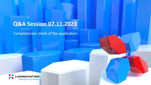 Q&A 2 I Completeness check of the application before the submission for the first phase of the Joint Call HPC